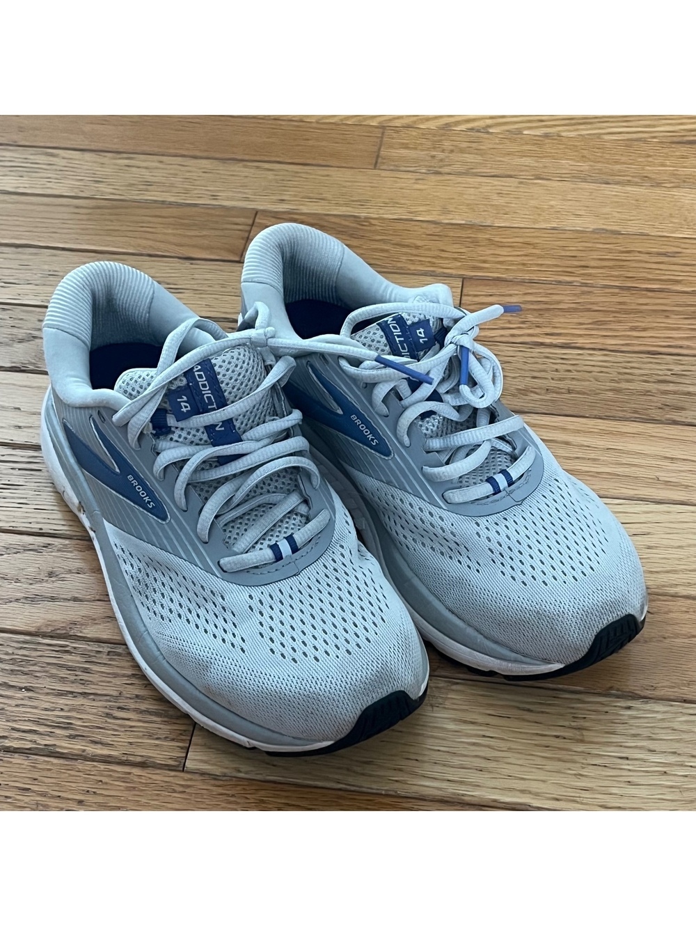 Brooks Addiction Walker 2 Men's Walking Shoes Size 10.5 Gray Blue